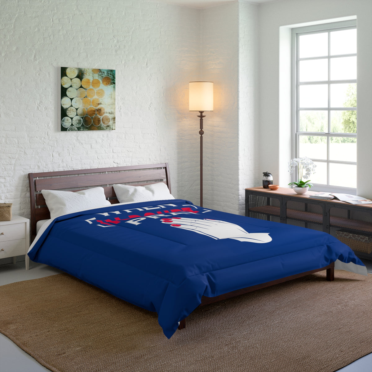 When In Doubt Pray Comforter