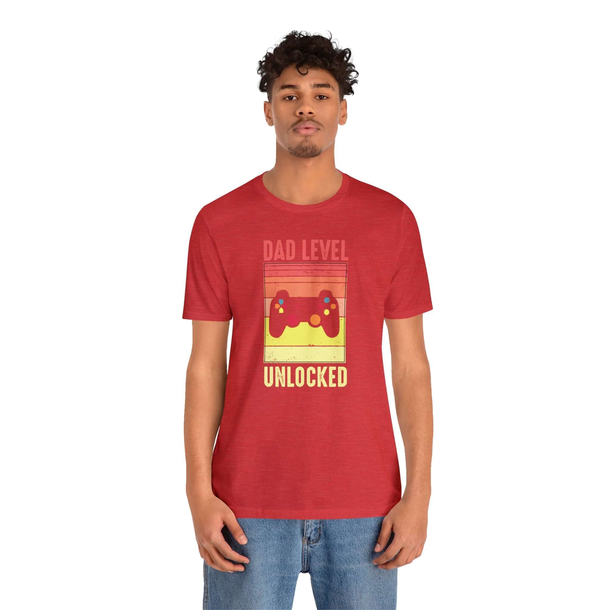 Dad Level Unlocked Unisex Tee - RC’nSONS