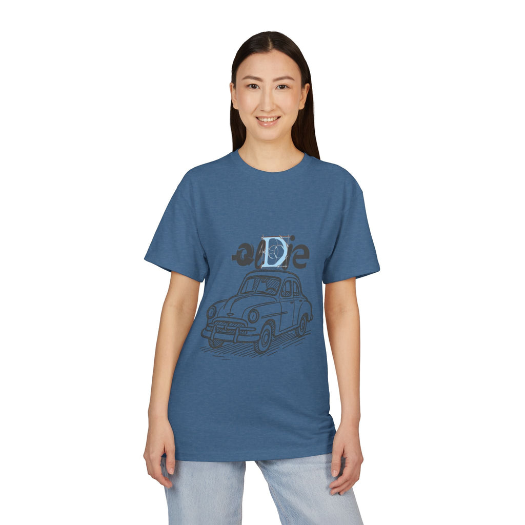 Vintage Car Graphic Tee | Unisex Sueded T-Shirt, Retro Auto Shirt, Fashion Gift, Casual Wear, Car Lover Apparel Printify