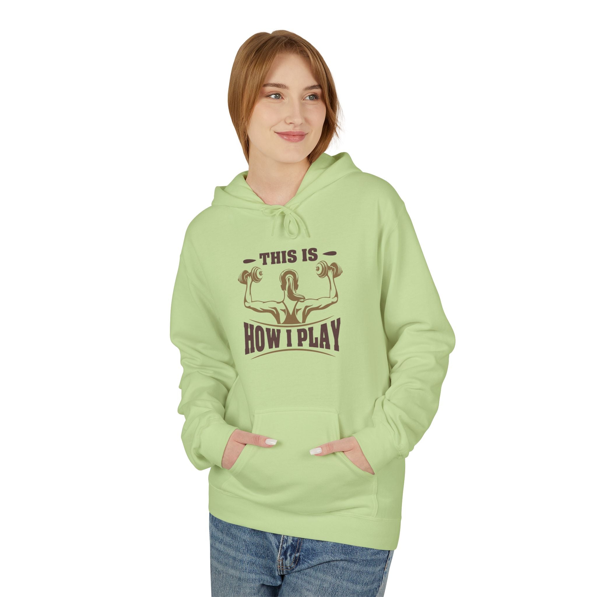 Rcnsons Unisex Midweight Softstyle Fleece 'Play' Hoodie