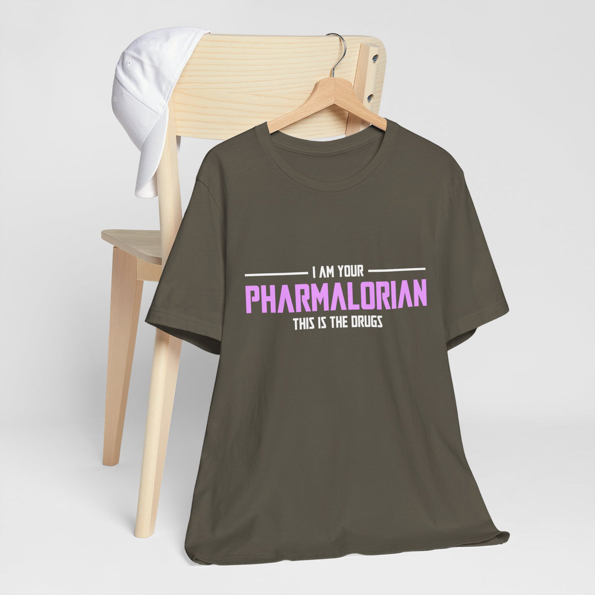 Je suis votre pharmacolorien, c’est le tee-shirt unisexe des médicaments 