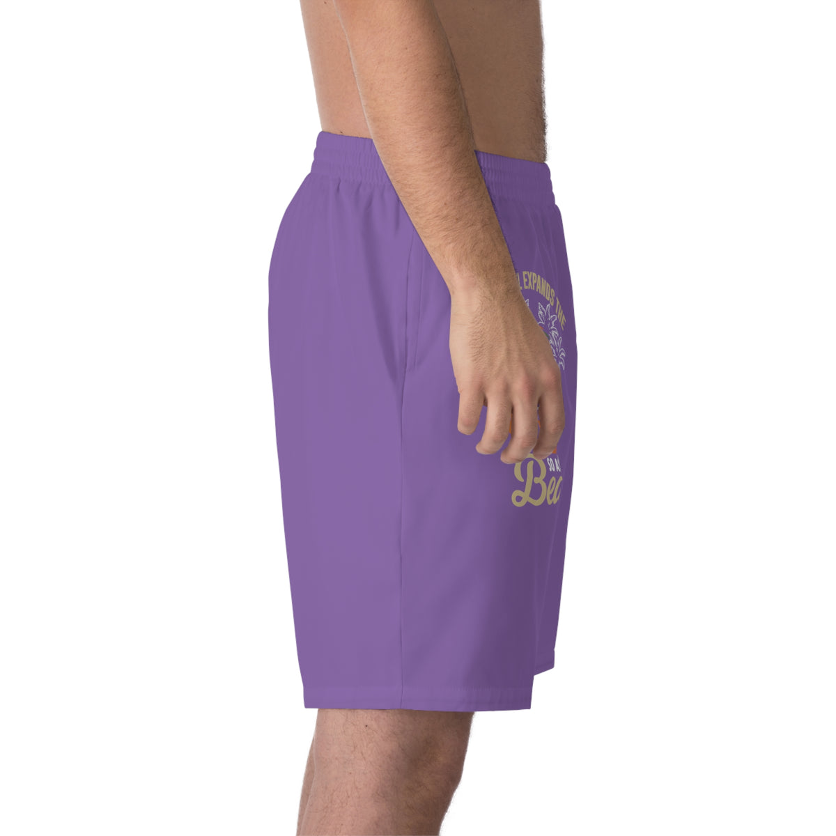 Men's Elastic Beach Shorts (AOP)