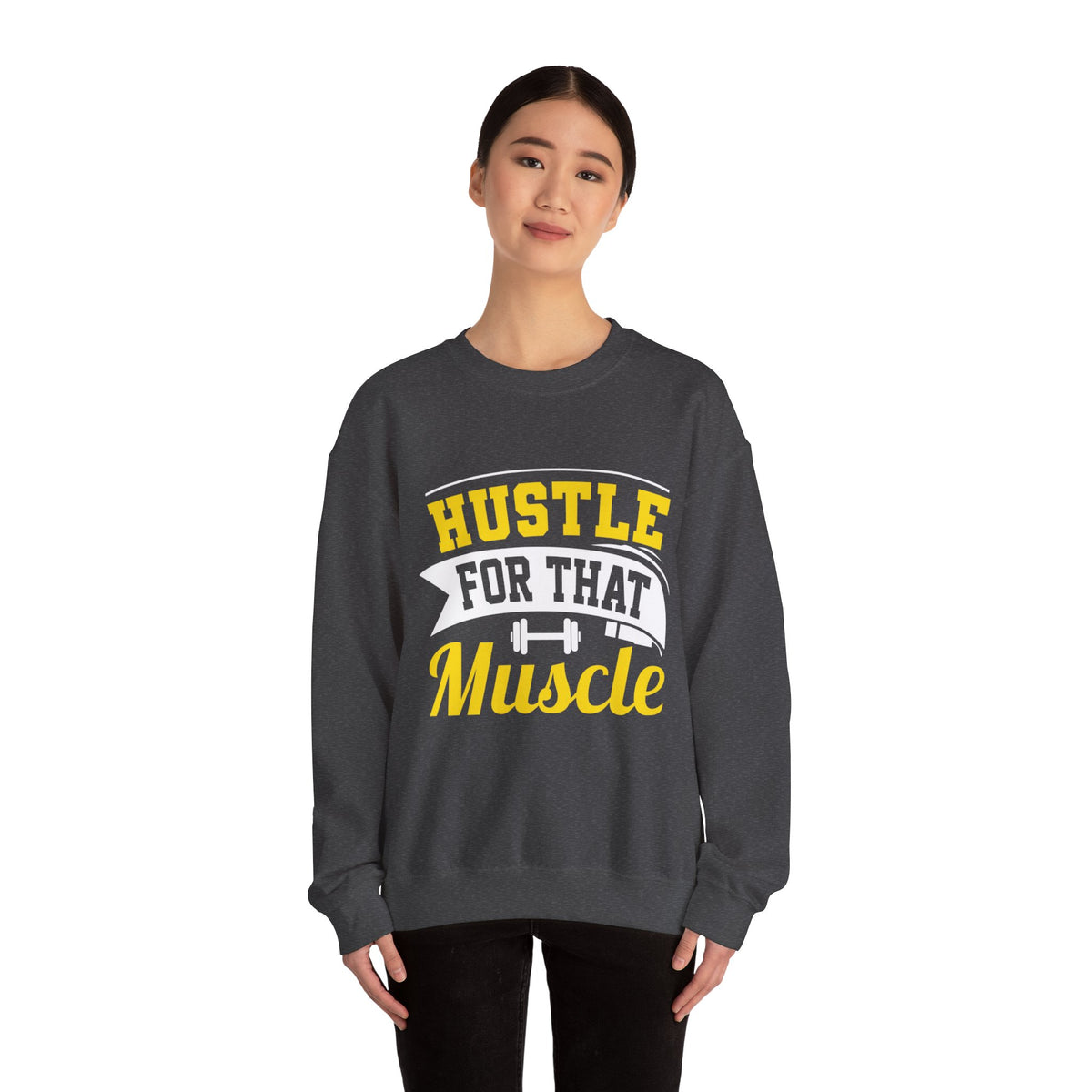 Hustle For That Muscle Sweat-shirt unisexe 
