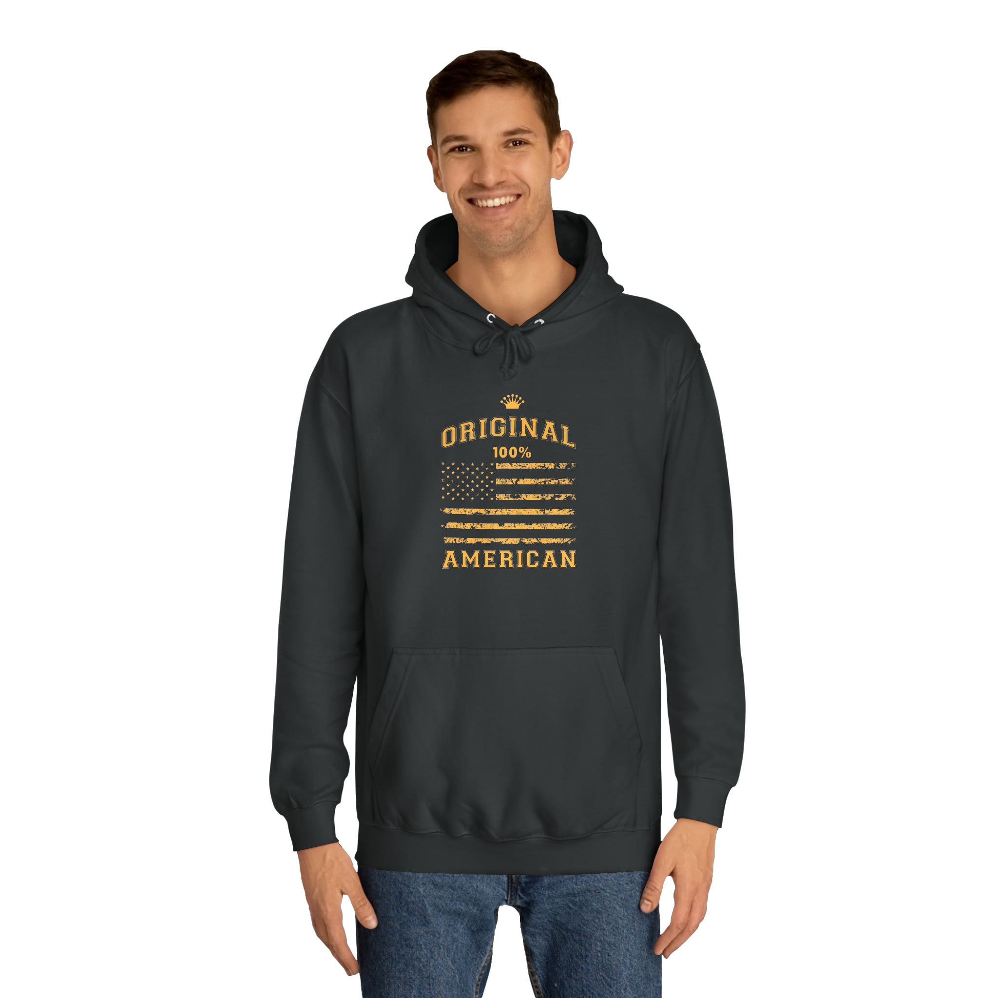 Sweat à capuche unisexe original 100% américain 