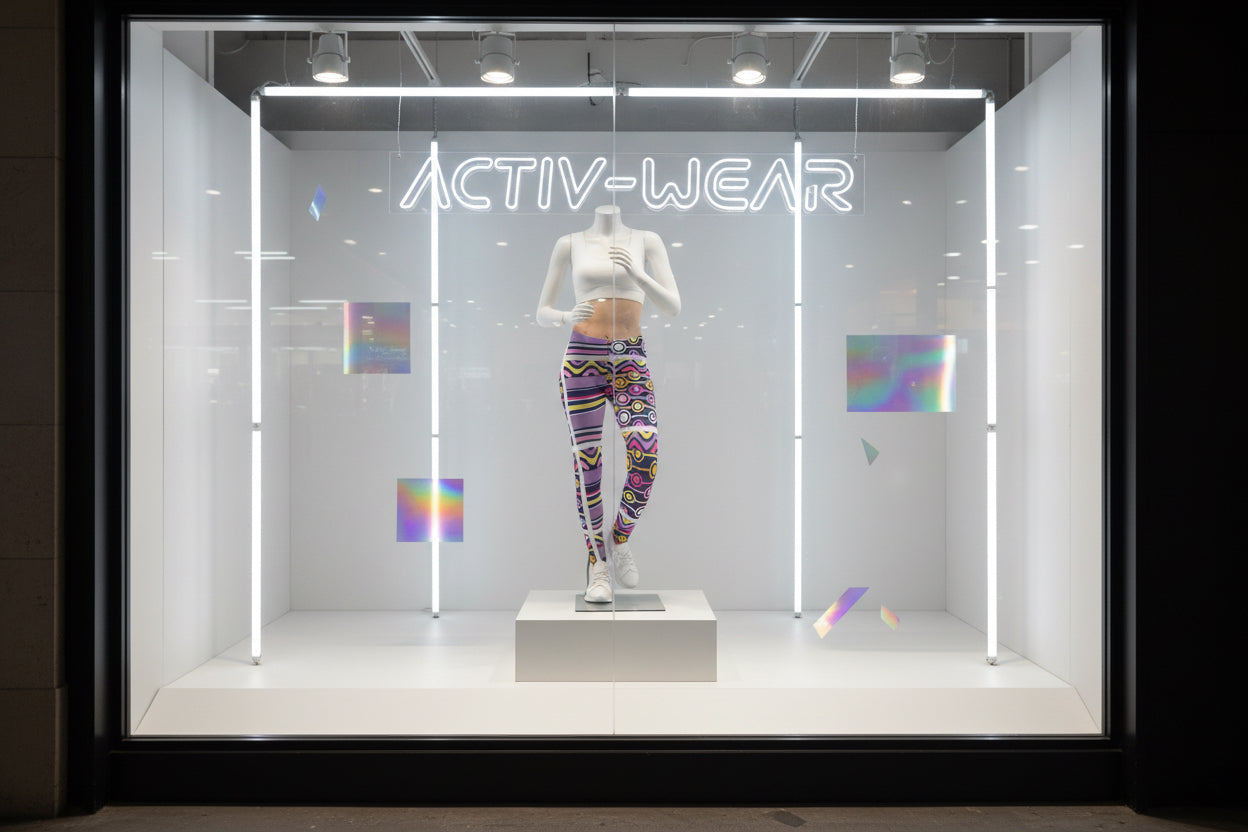 Modern Women's Casual Leggings — All-Over Print