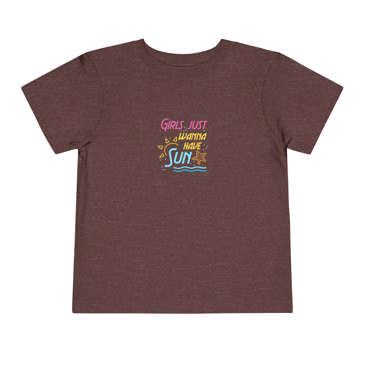 T-shirt pour tout-petits Les filles veulent juste avoir du soleil 