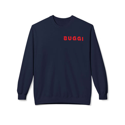 Unisex Midweight Softstyle Fleece Crewneck Sweatshirt-Buggi Design