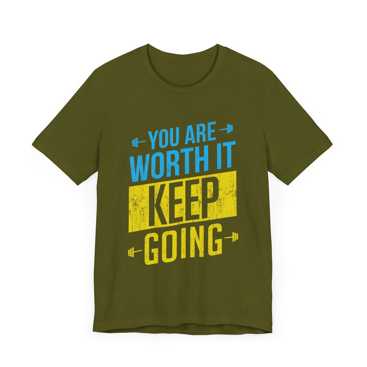 Vous en valez la peine, continuez, tee-shirt unisexe 