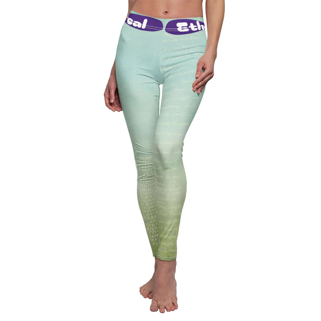 Faded Script Leggings