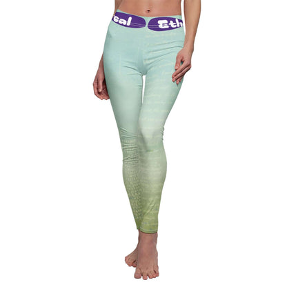 Faded Script Leggings