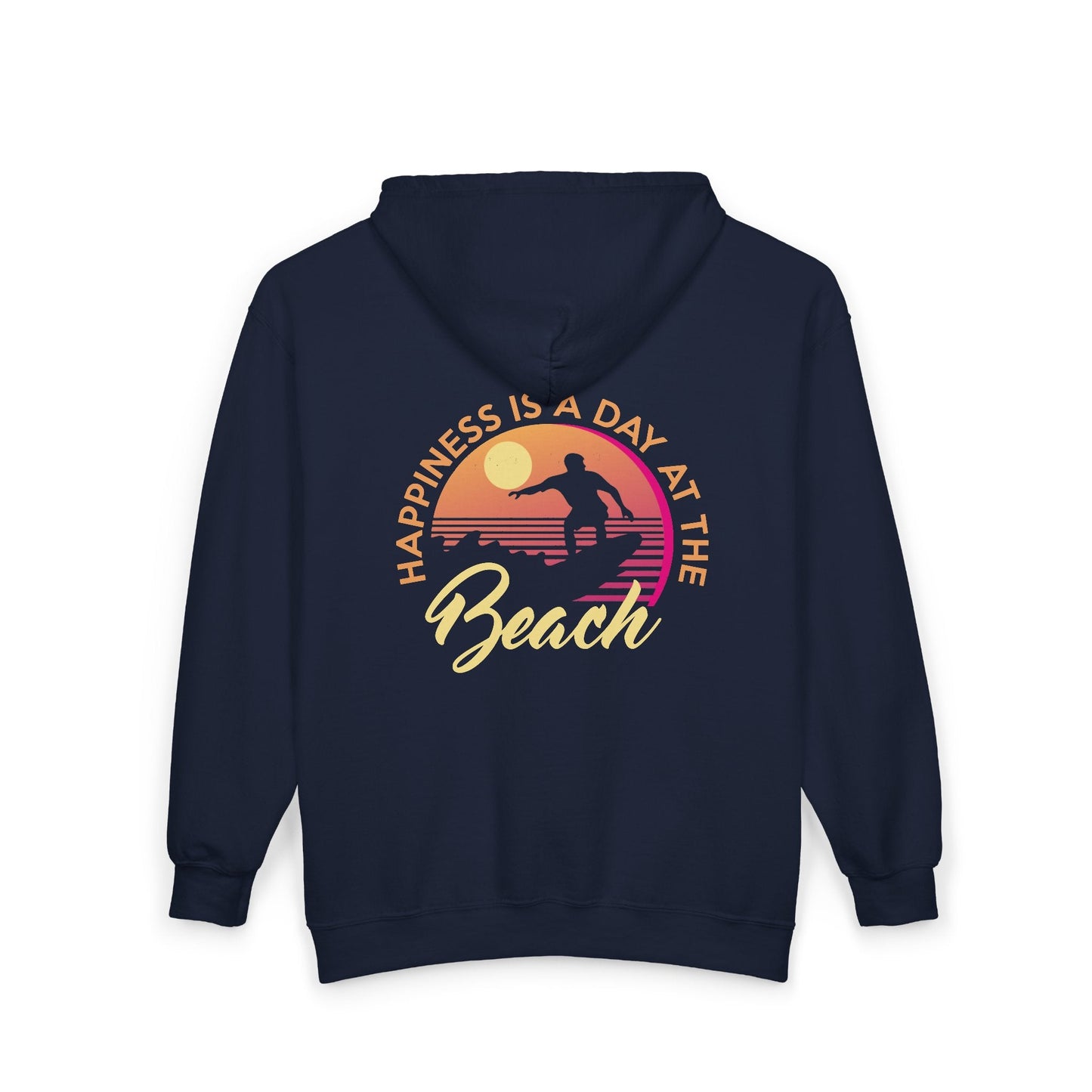 Beach Vibes Full Zip Hoodie, Unisex Printify