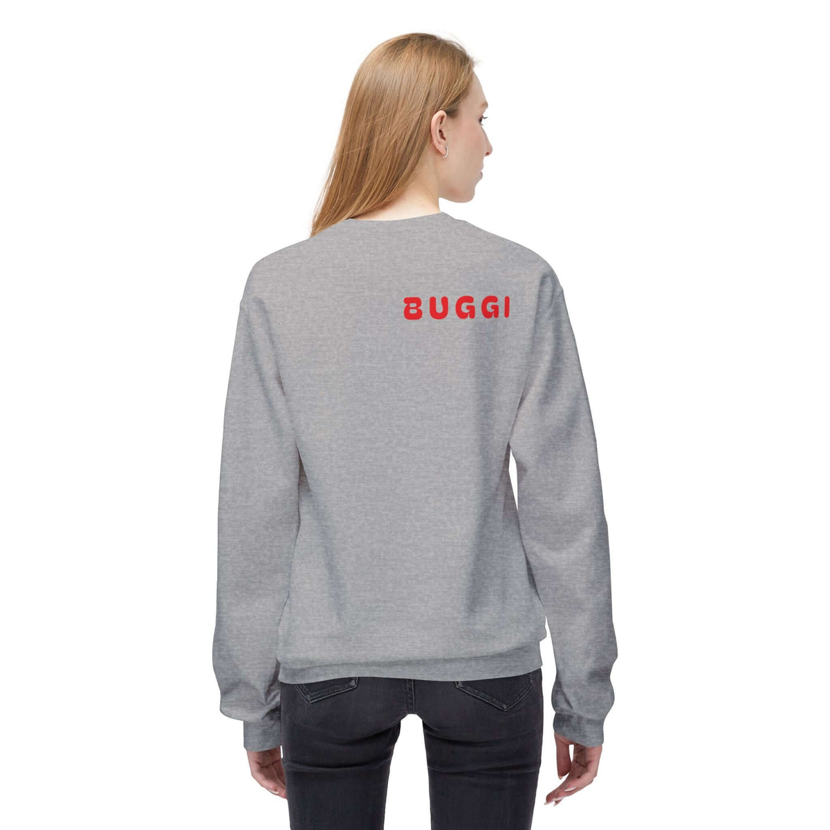 Unisex Midweight Softstyle Fleece Crewneck Sweatshirt-Buggi Design