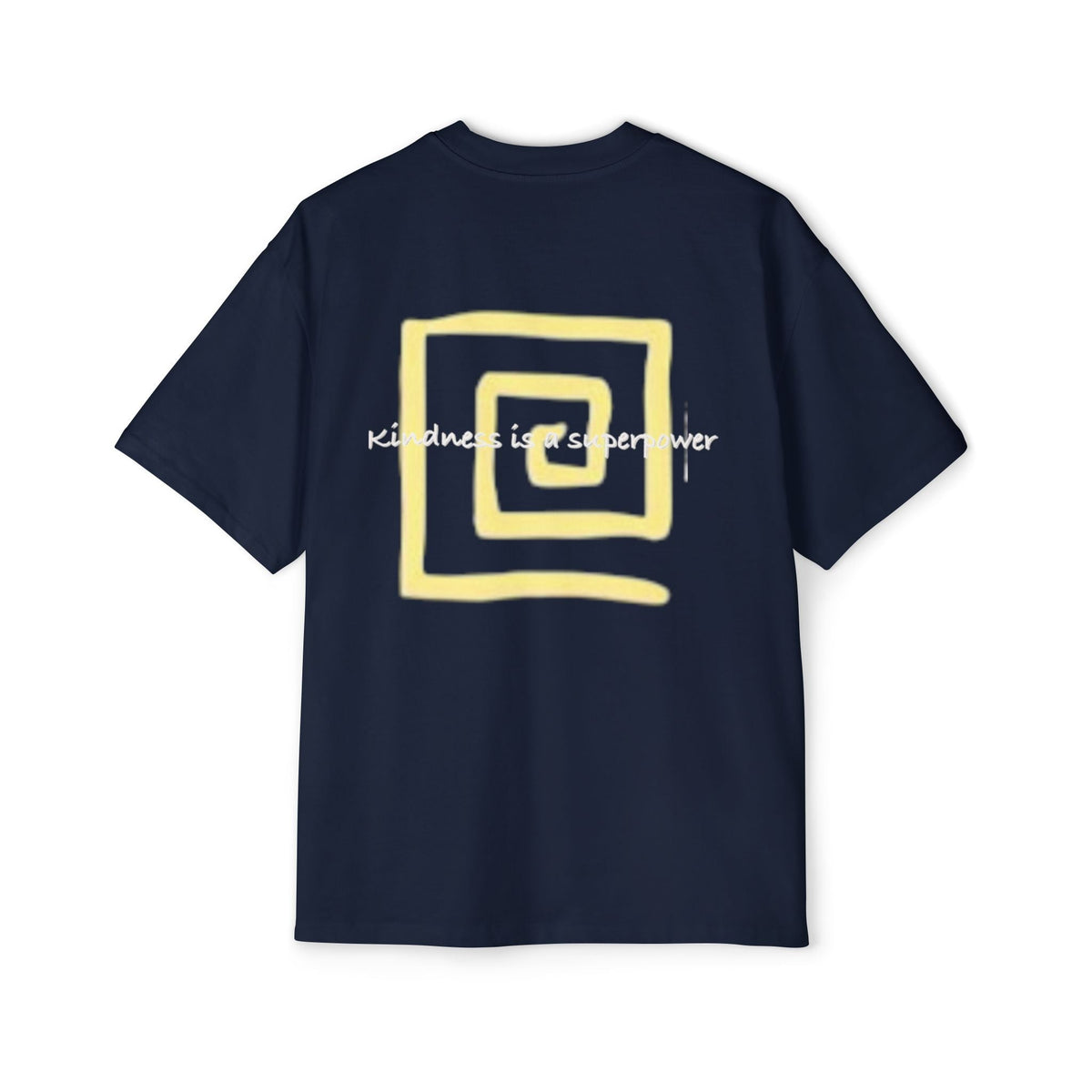 Oversized Tee - Kindness is a Super Power Graphic Design Shirt for Men Printify