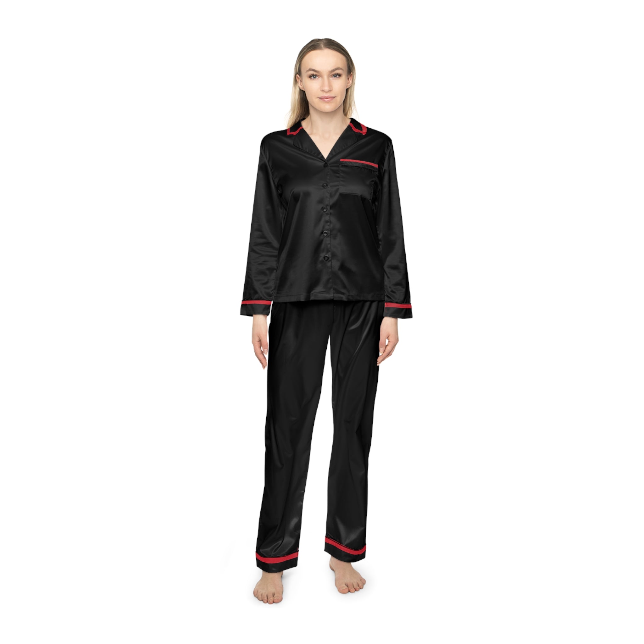 Amourös Comfy Satin Pajamas Set