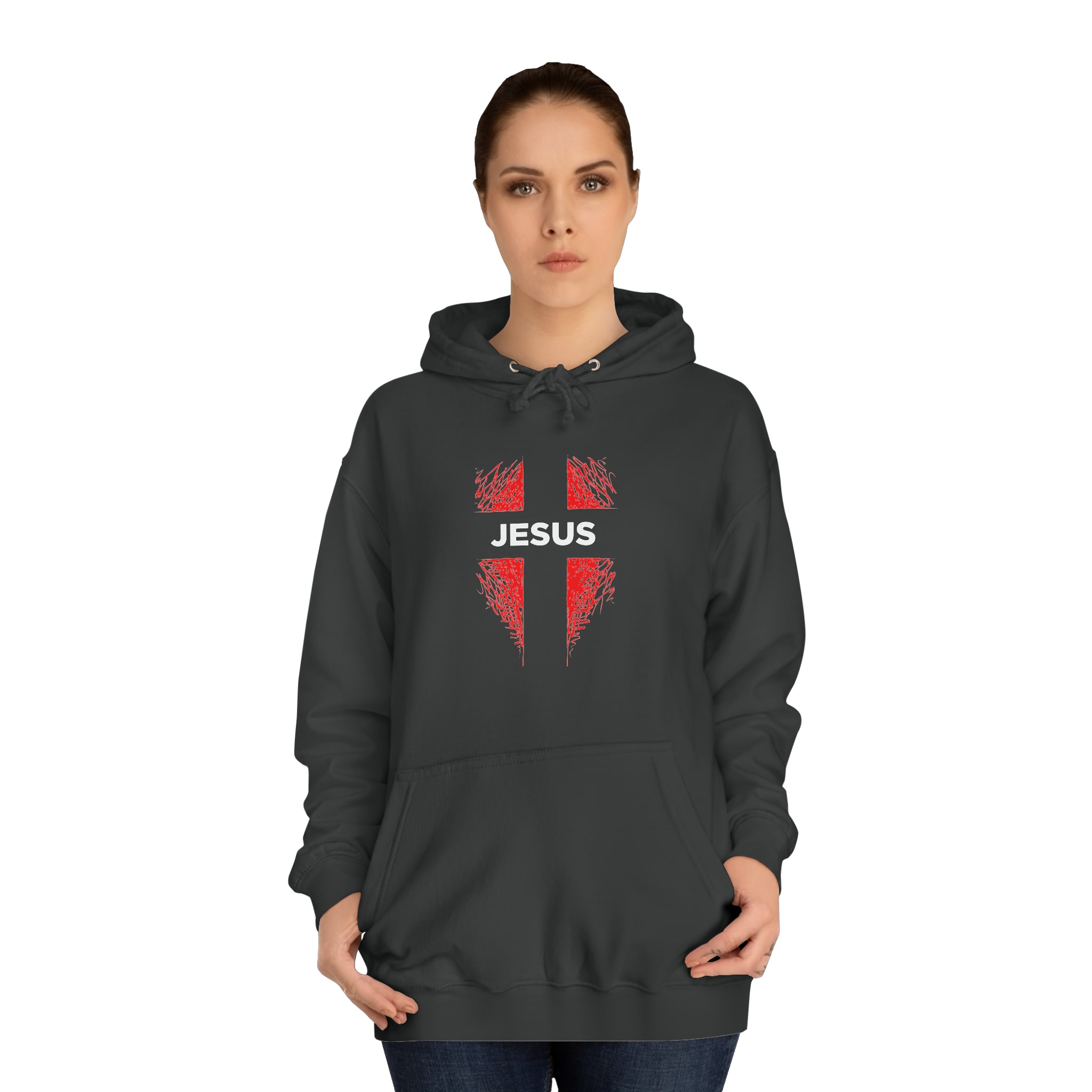 Sweat à capuche unisexe Jésus 