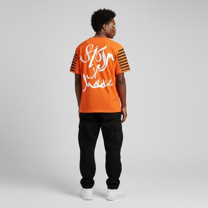 Bold Graphic Unisex Tee - Storm & Noise Design Printify