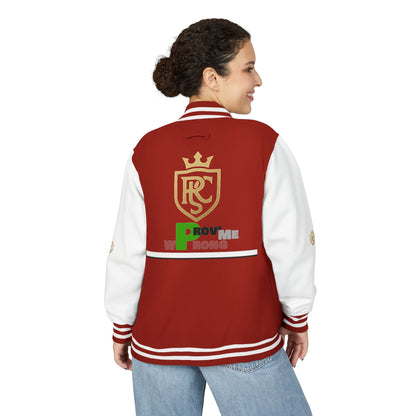 Unisex Heavyweight Letterman Jacket, Stylish Varsity Jacket, Casual Wear, Gift for Him/Her, Sports Team Apparel, College Spirit Gear Printify
