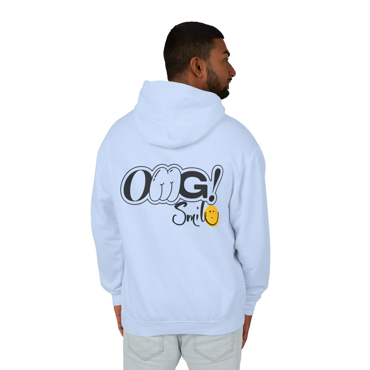 OMG!Smile Lightweight Hooded Sweatshirt