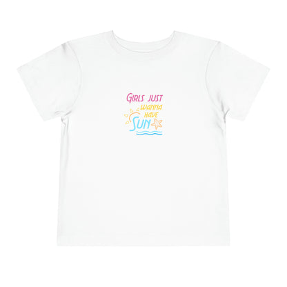 T-shirt pour tout-petits Les filles veulent juste avoir du soleil 