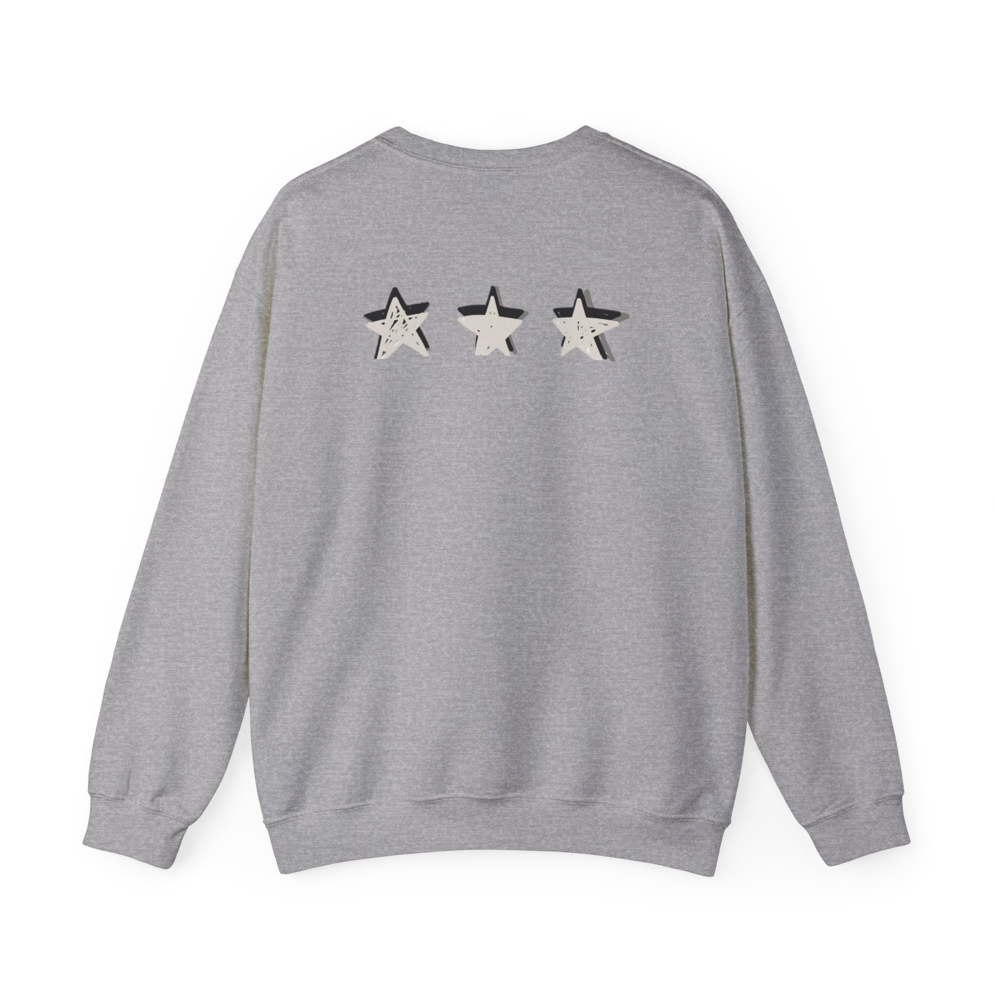 3 Star Heavy  Crewneck Sweatshirt