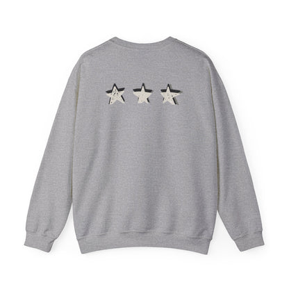 3 Star Heavy  Crewneck Sweatshirt