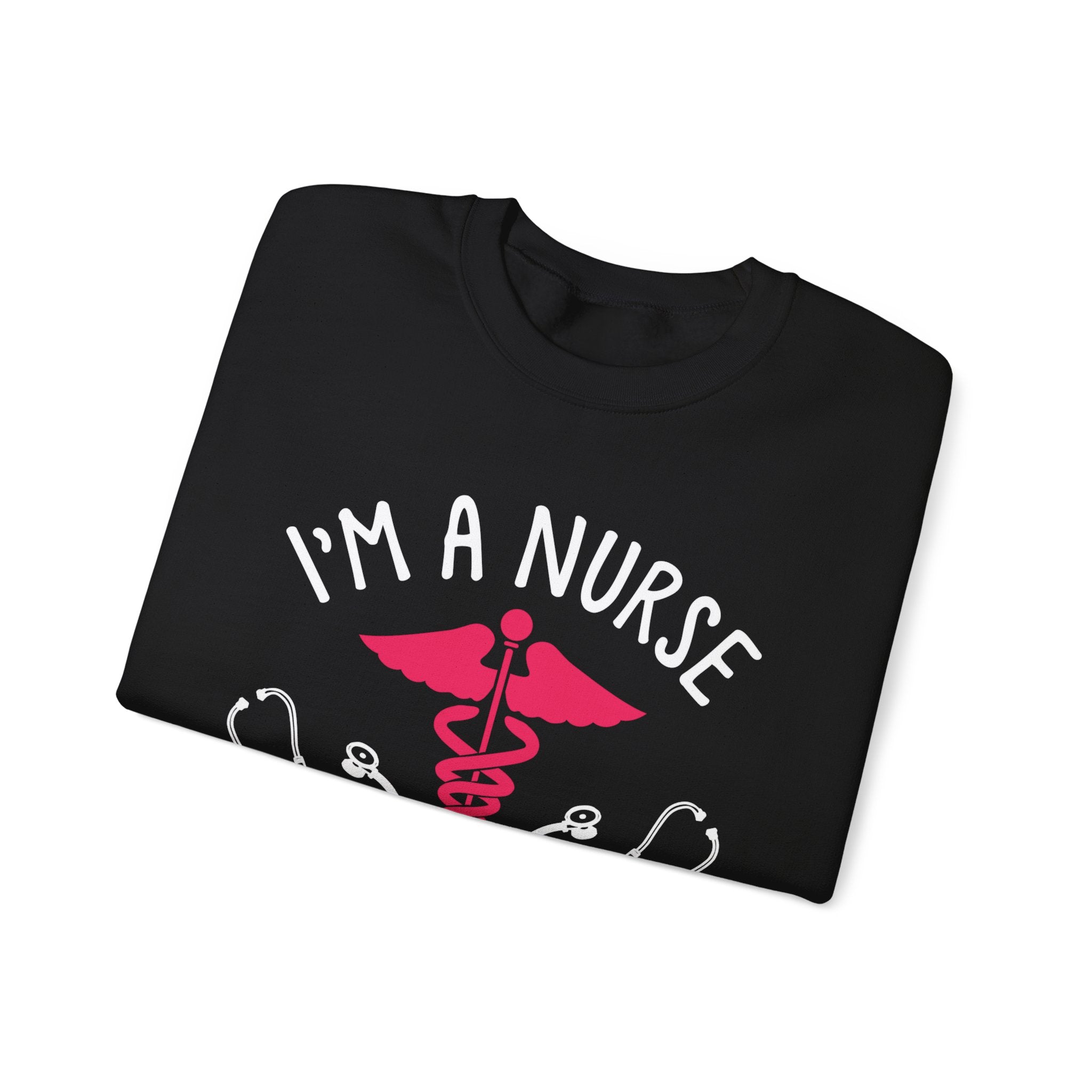 Je suis un sweat-shirt unisexe infirmière 