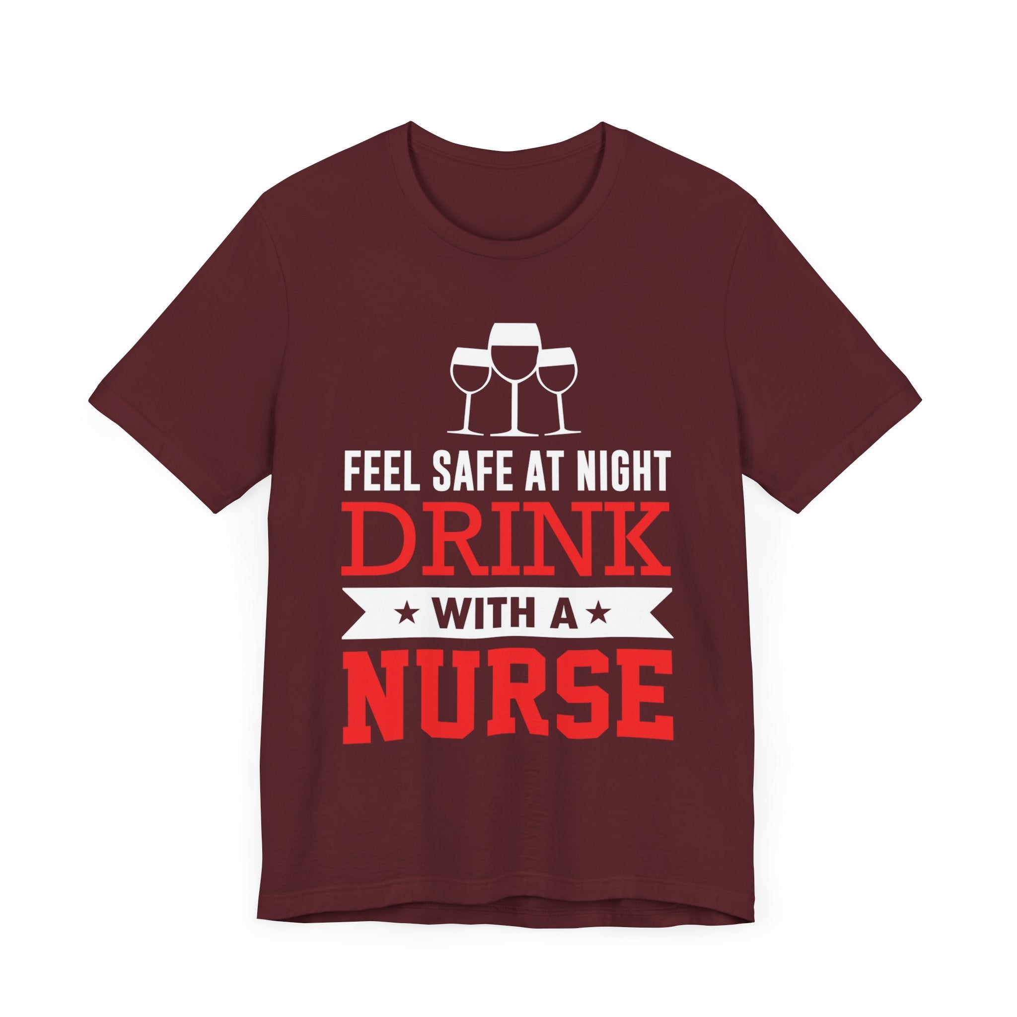 Sentez-vous en sécurité la nuit, buvez un tee-shirt unisexe 