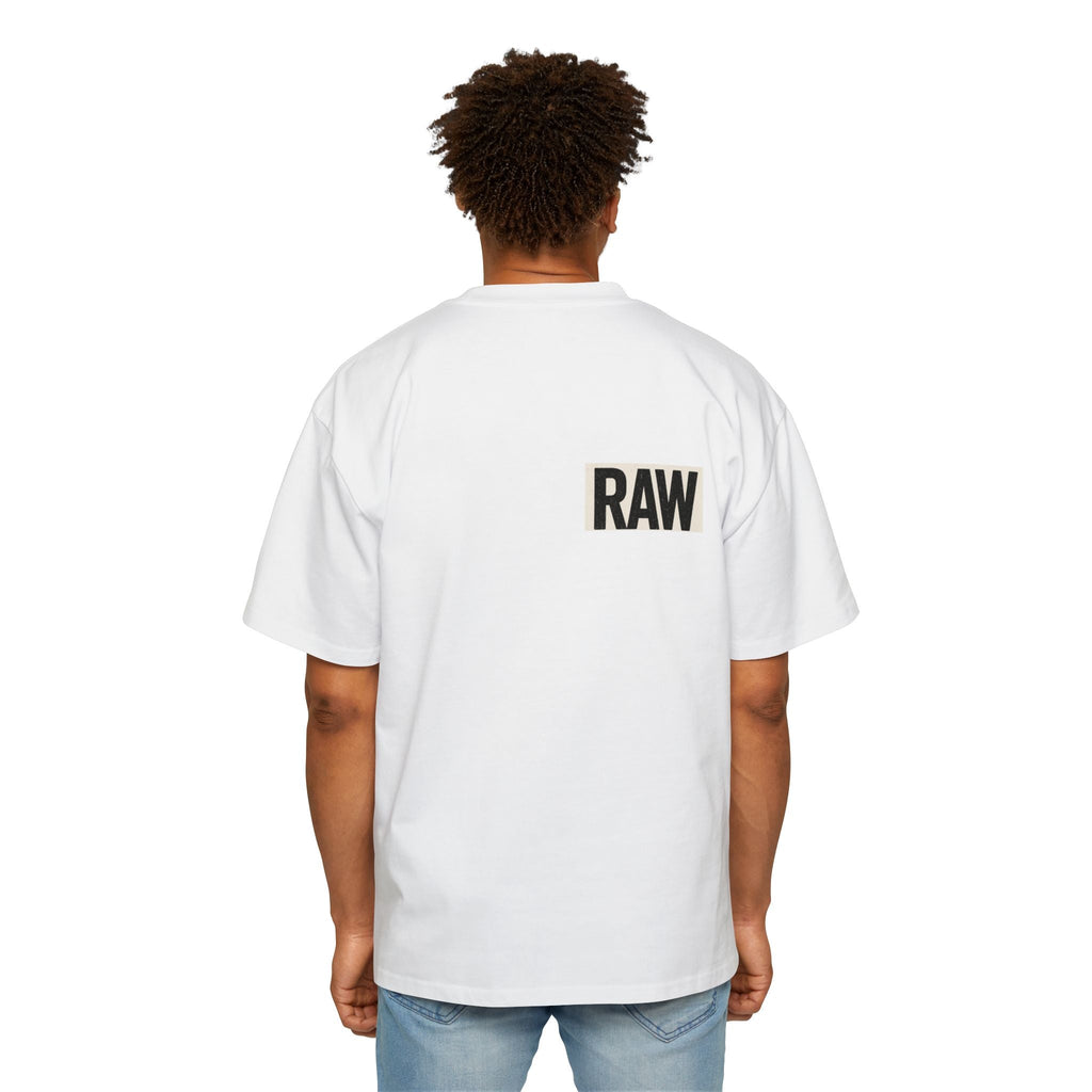 Men's Heavy Oversized Tee - Casual Streetwear, Summer Essential, Graphic T-Shirt, Gift for Him, Trending Fashion Printify