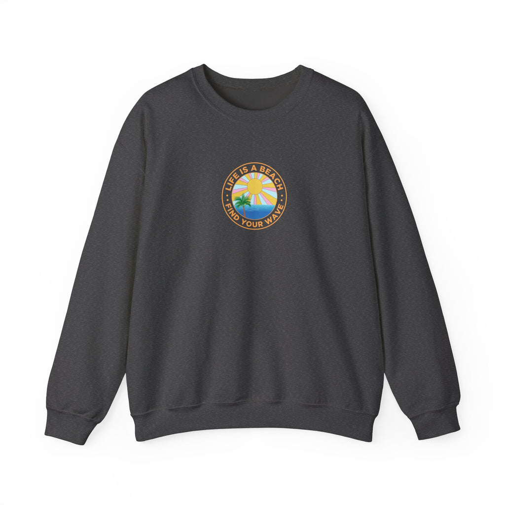 La vie est un sweat-shirt unisexe de plage 