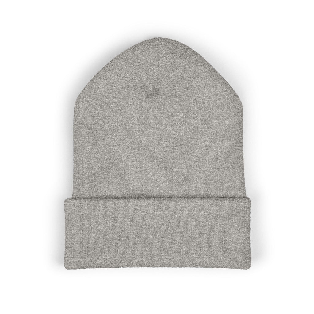 Hate Less Classic Cuffed Beanie - Stylish Winter Hat for Positive Vibes Printify