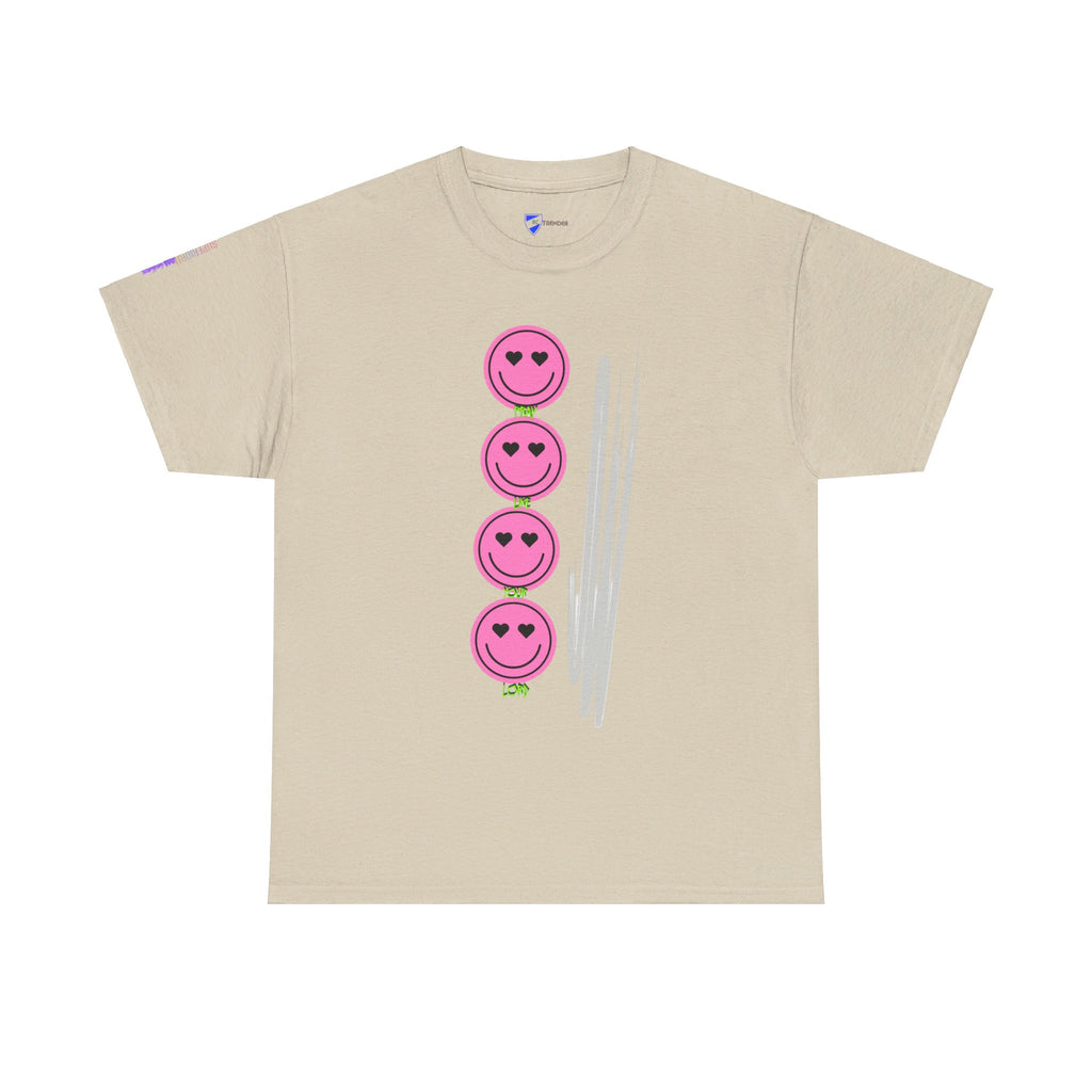 RCNSONS Unisex Heavy Cotton Smileys Tee