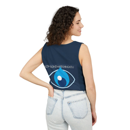 Tank Top Watching You Unisex Garment-Dyed