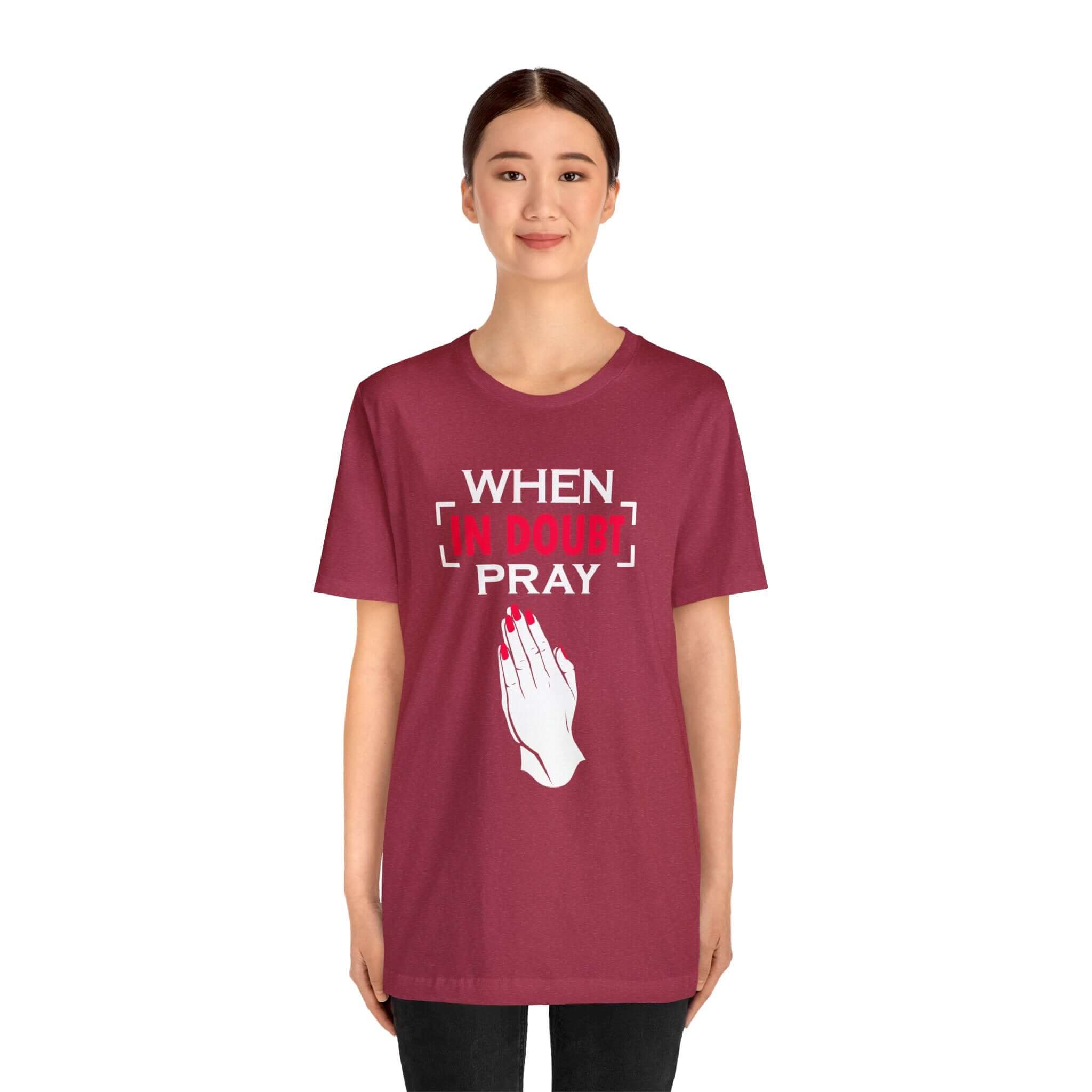 When In Doubt Pray Unisex Tee - RC’nSONS