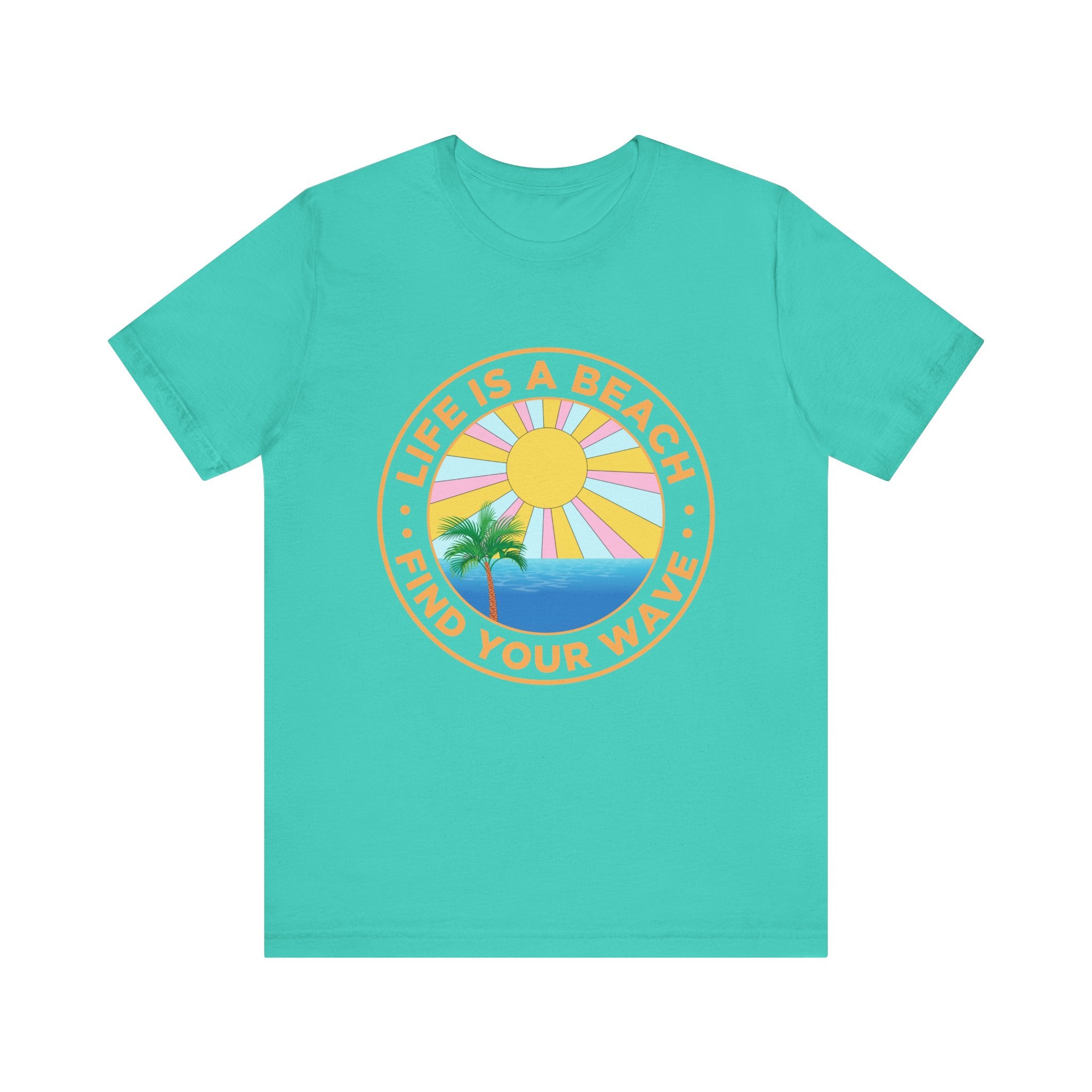 La vie est un tee-shirt unisexe de plage 