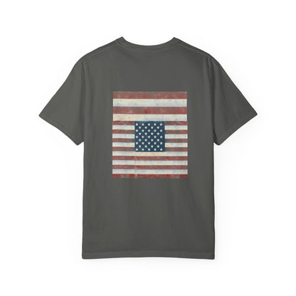 Patriotic Garment-Dyed T-Shirt | Perfect for 4th of July, Memorial Day, Casual Wear, Gifts, Americana Style Printify