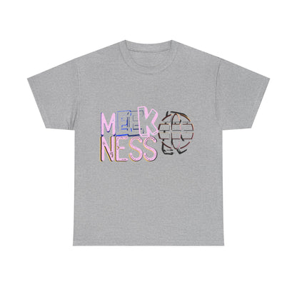 Unisex Heavy Cotton Tee - 'MEEKNESS' Graphic Shirt for Casual Wear