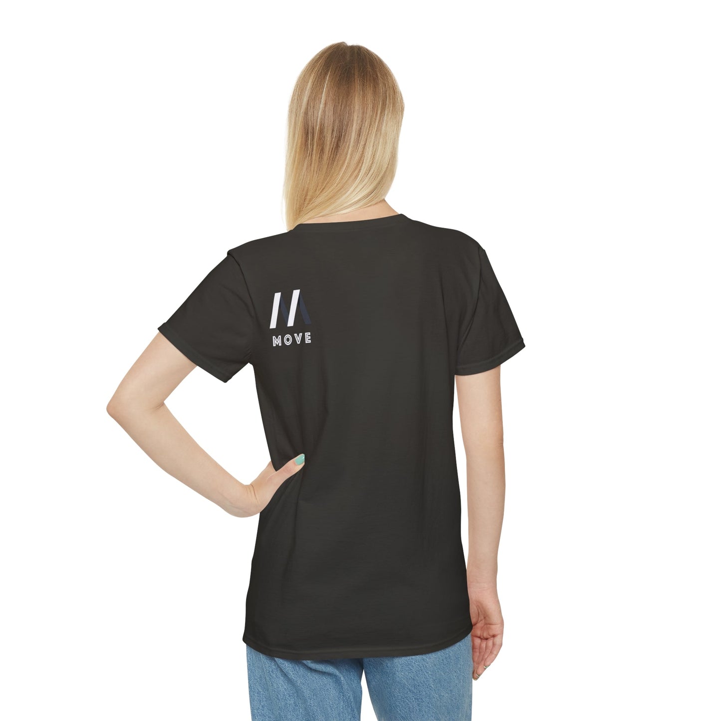 Unisex Move Graphic T-Shirt, Comfortable Casual Tee, Trendy Apparel for Everyday Wear, Gift for Fitness Enthusiasts, Stylish Wardrobe Staple Printify