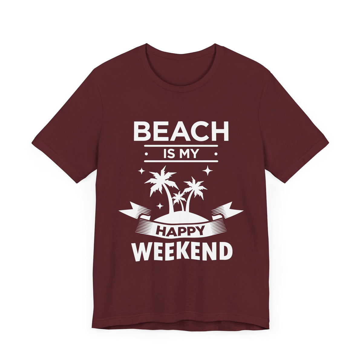 Beach Is My Happy Weekend Unisex Tee Printify