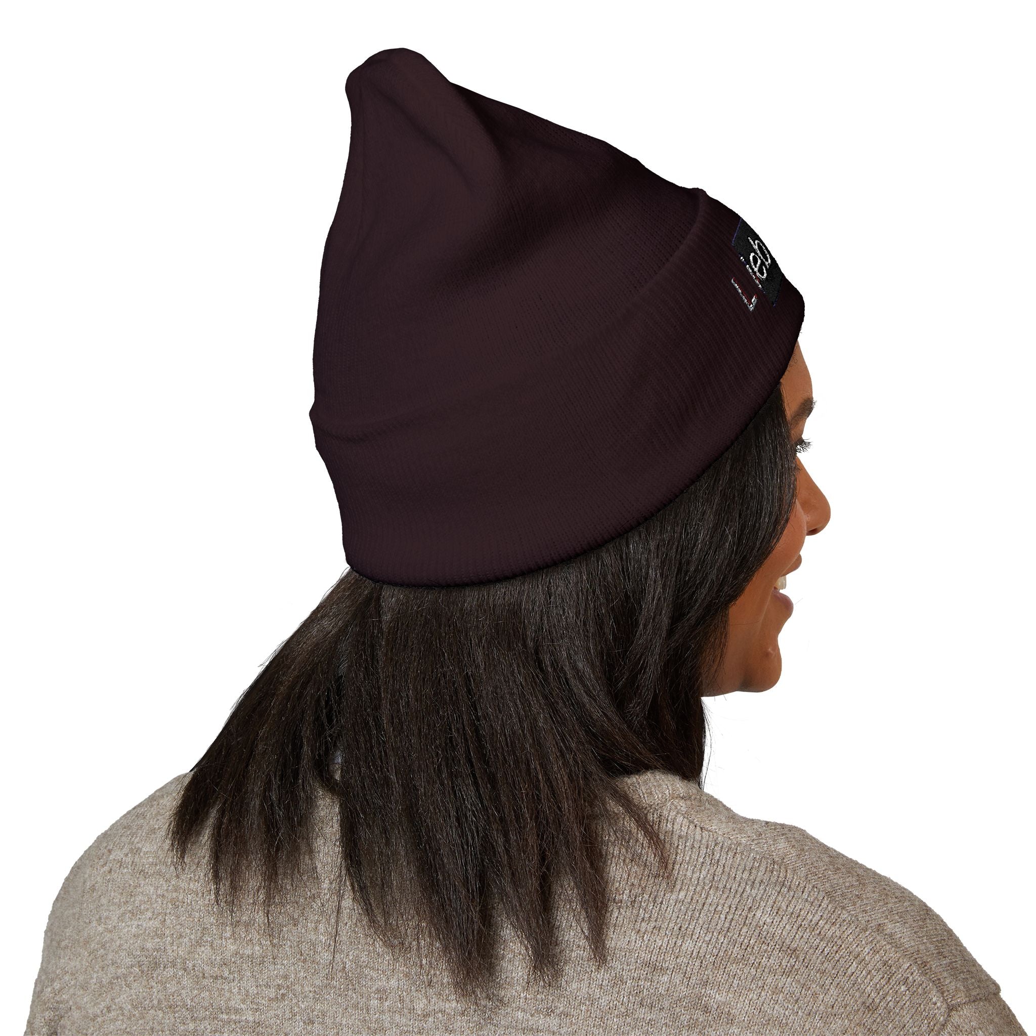 Beanie Hat with Lieb MaMaN Embroidery