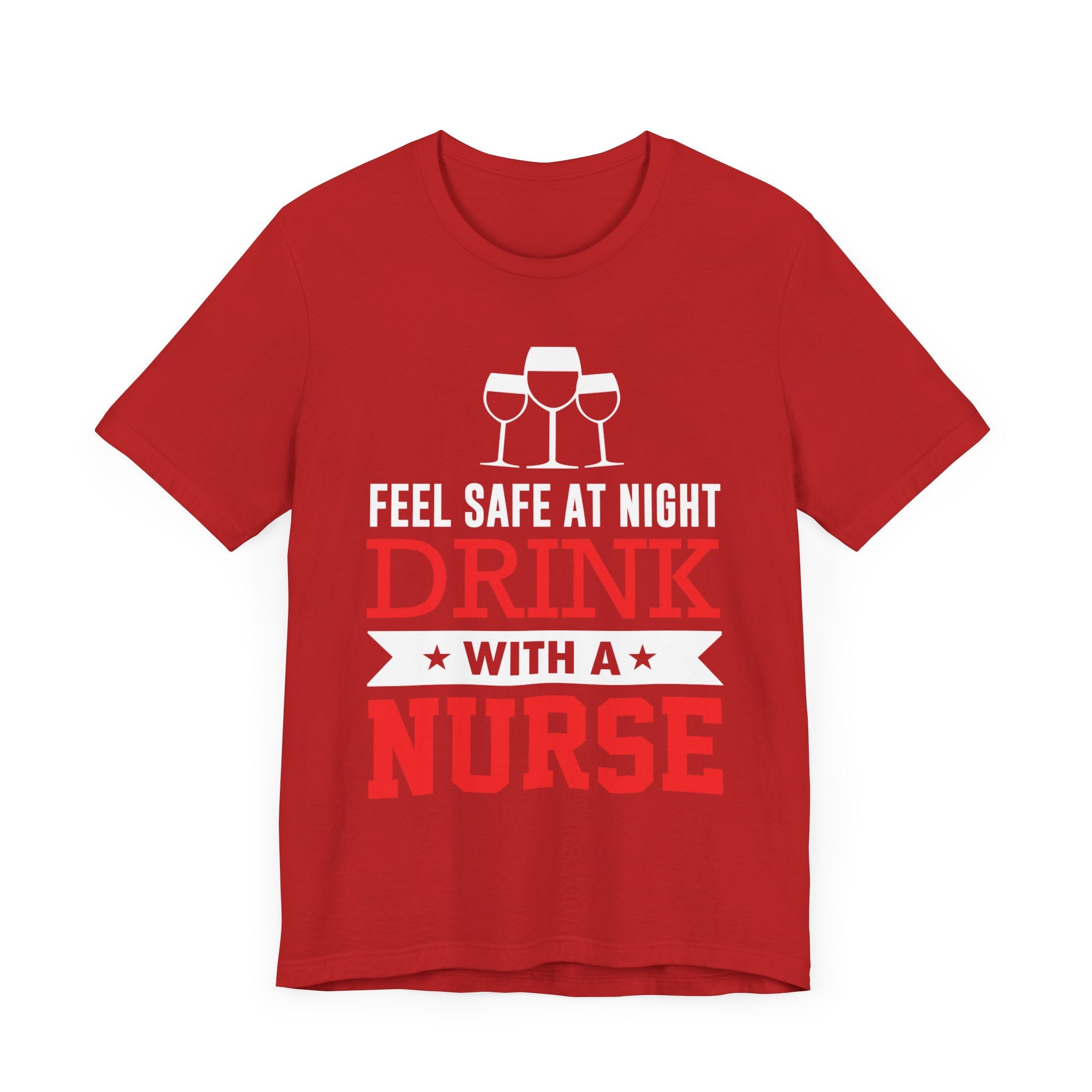 Sentez-vous en sécurité la nuit, buvez un tee-shirt unisexe 