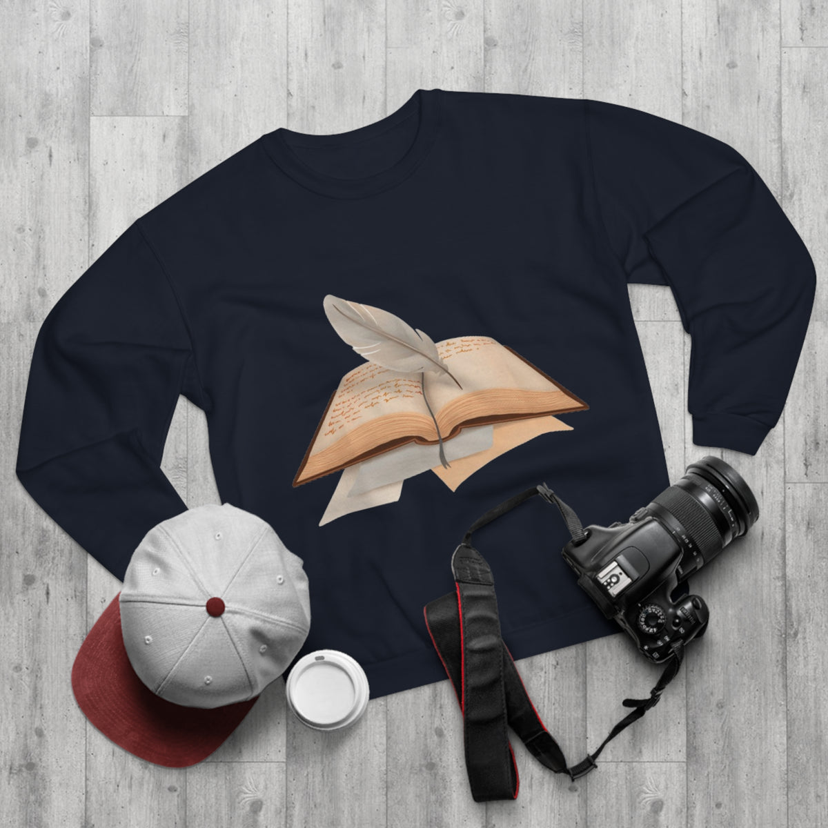 RCNSONS Unisex Crew Neck Author Sweatshirt (EU)