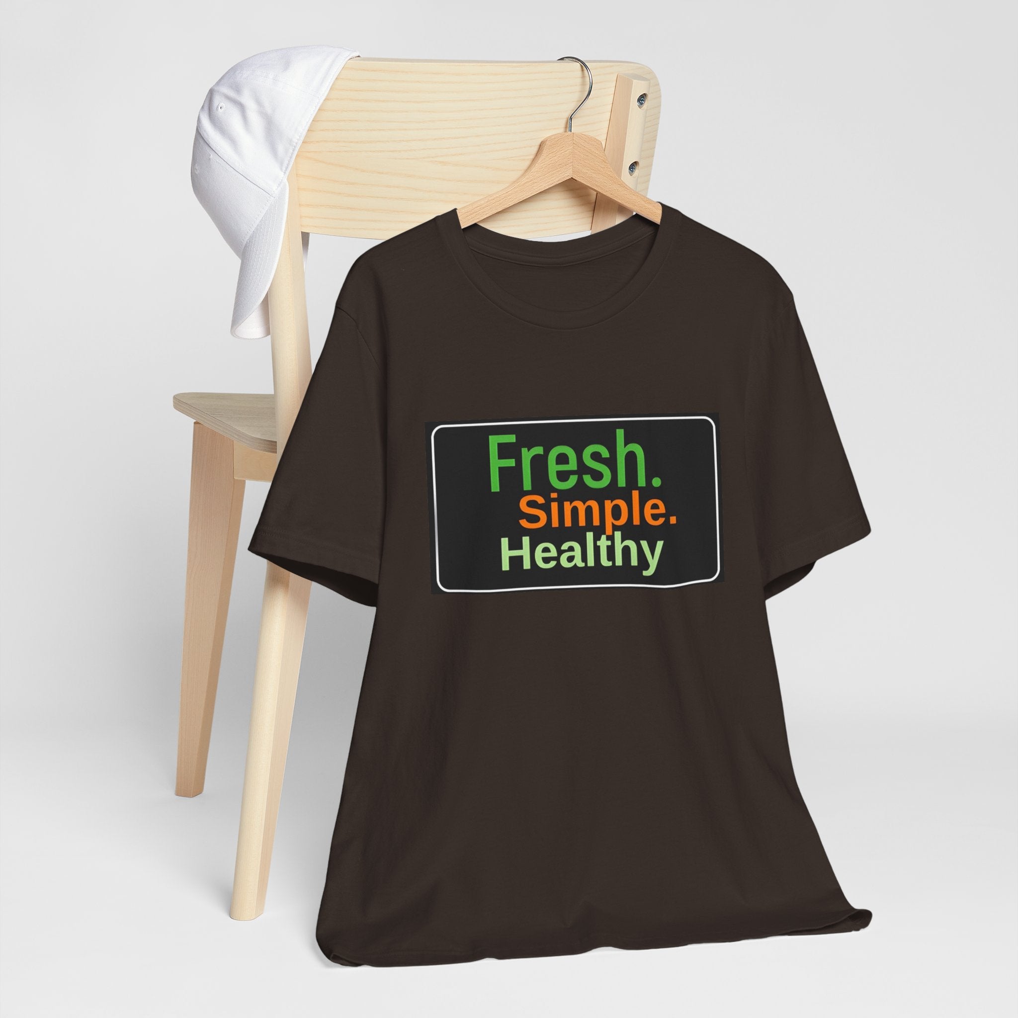 Unisex Fresh Simple Short Sleeve Tee
