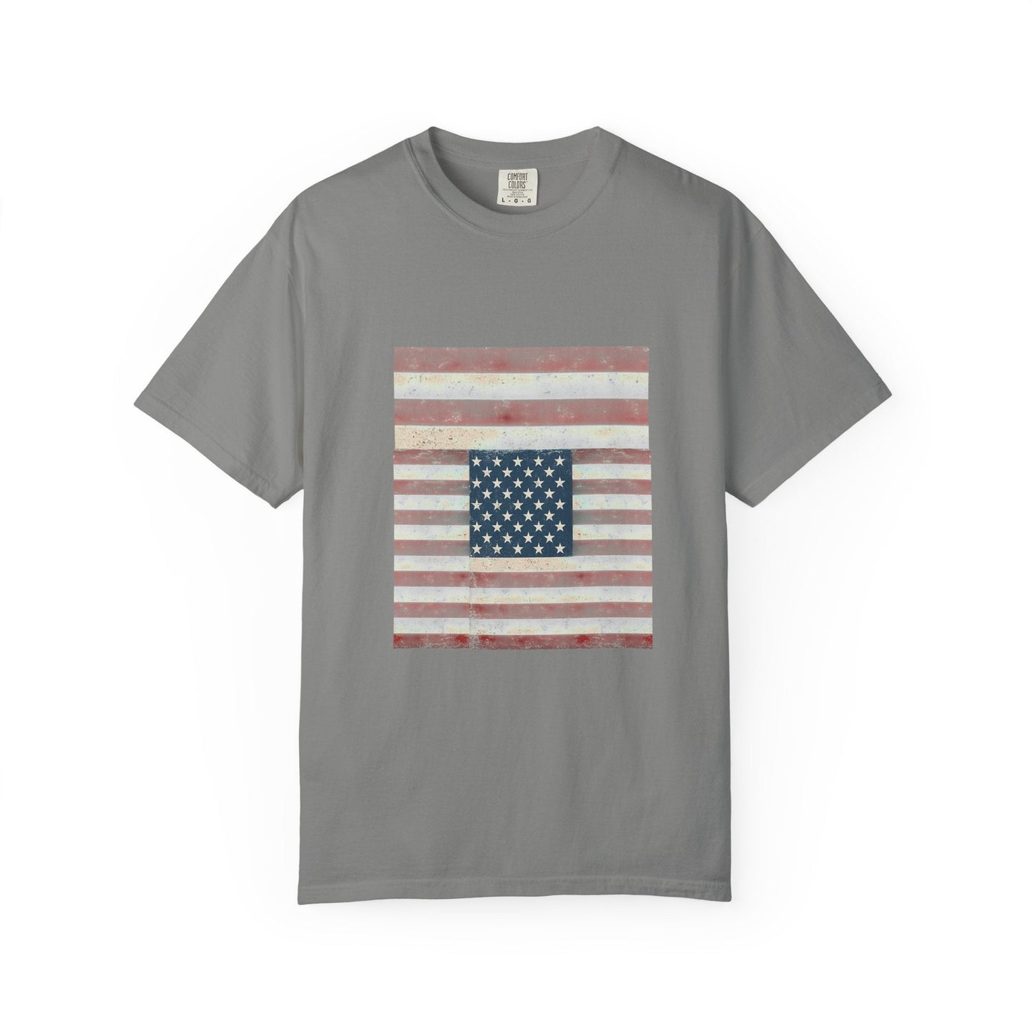Patriotic Garment-Dyed T-Shirt | Perfect for 4th of July, Memorial Day, Casual Wear, Gifts, Americana Style Printify