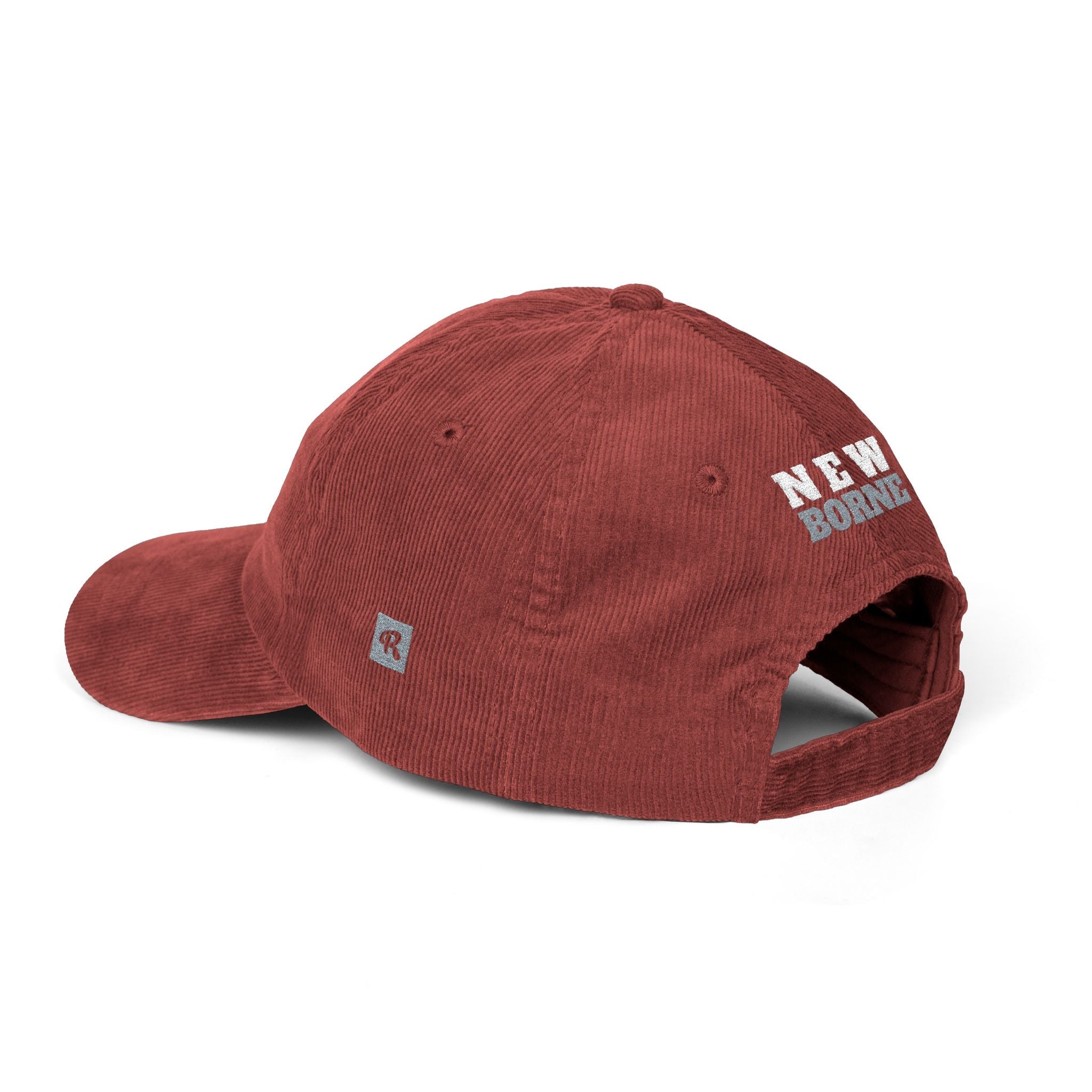 Cap Vintage Corduroy Embroidered Hat - New Borne Design Printify