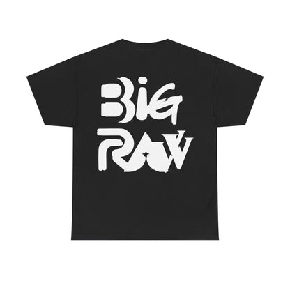 Big Raw Unisex Heavy Cotton Tee, Casual Streetwear Shirt, Gift for Him or Her, Everyday Fashion, Graphic Tee, Trendy Apparel Printify