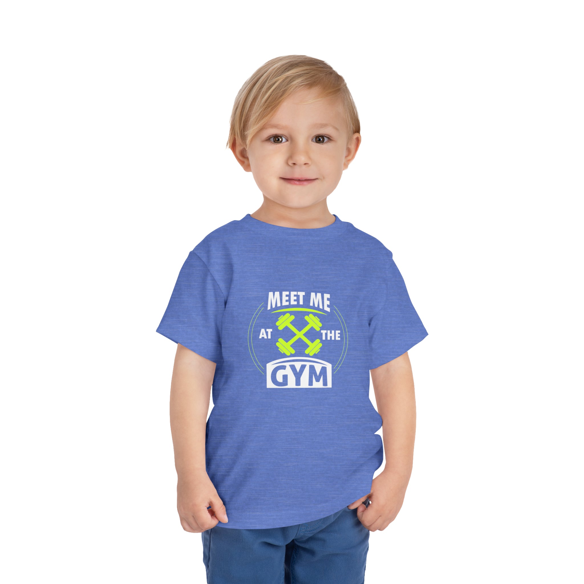 Rencontrez-moi au gymnase T-shirt pour tout-petits 