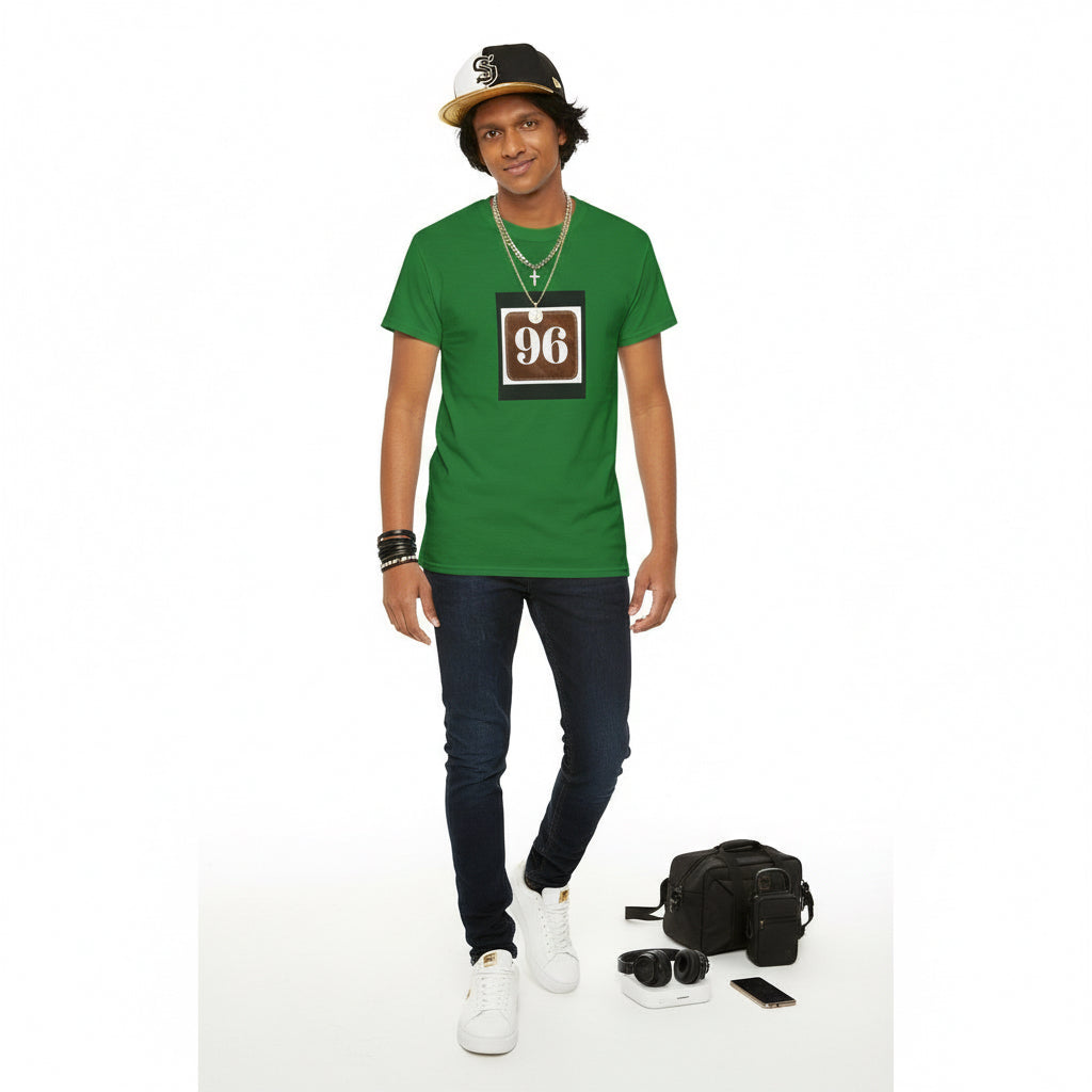 Vintage Style Unisex Heavy Cotton Tee - Classic 96 Design