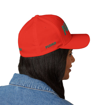 Motivational Embroidered Cap - 'PUSHUP' Structured Hat