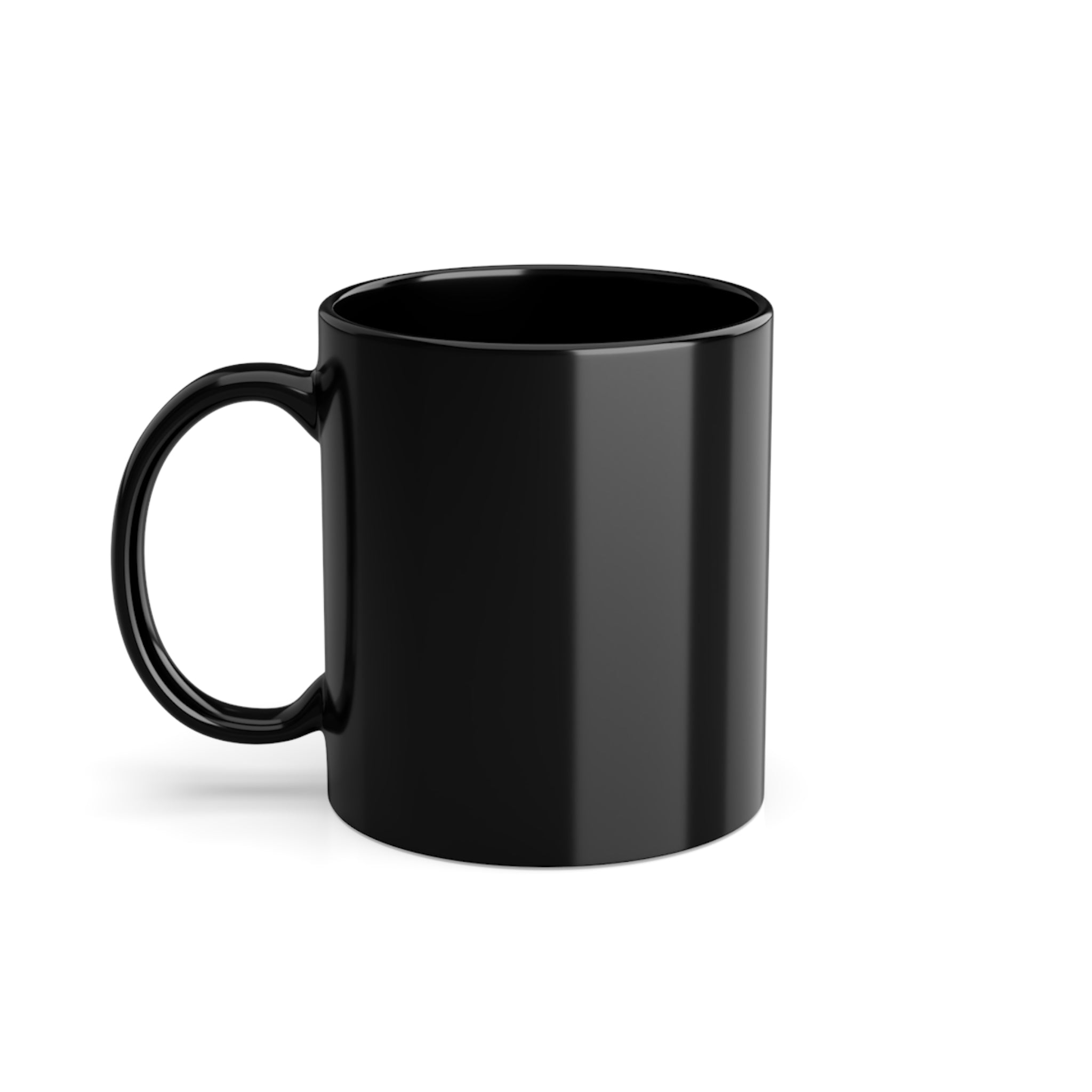 Bold Black Coffee Mug - 11oz, Unique Design for Coffee Lovers
