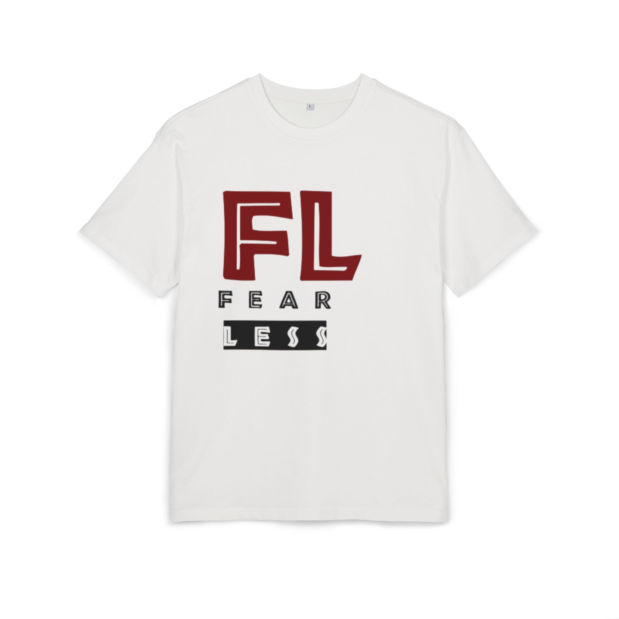 Fearless Unisex Heavy Oversize Tee - Empowering Statement Shirt